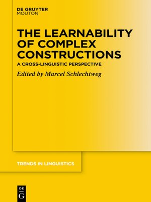 cover image of The Learnability of Complex Constructions